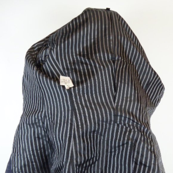 Emporio Giorgio Armani navy blazer 4 i38 tonal stripe made in Italy